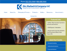 Tablet Screenshot of kirrmar.com